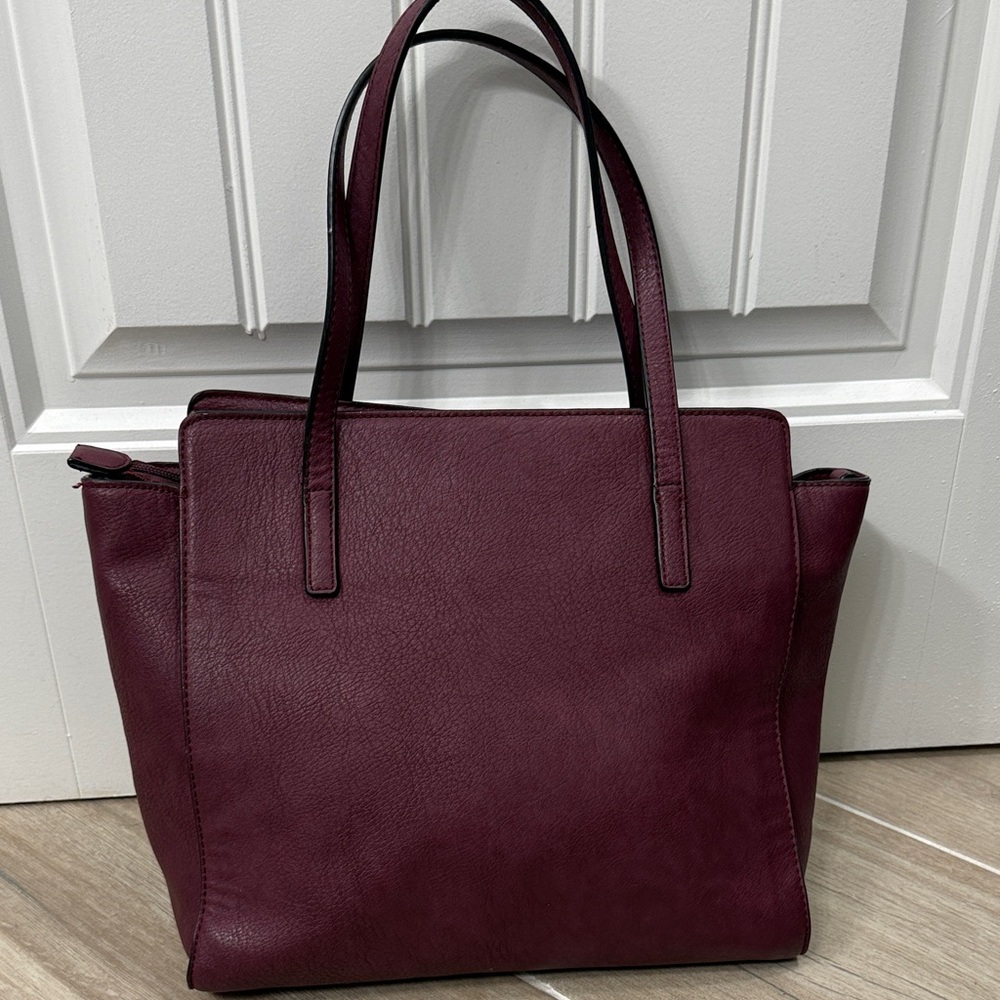 Moda Luxe Elegant Burgundy Women's Handbag